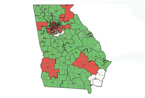 Includes adults 65 and older, first responders. Georgia State Senate District Map | Printable Map
