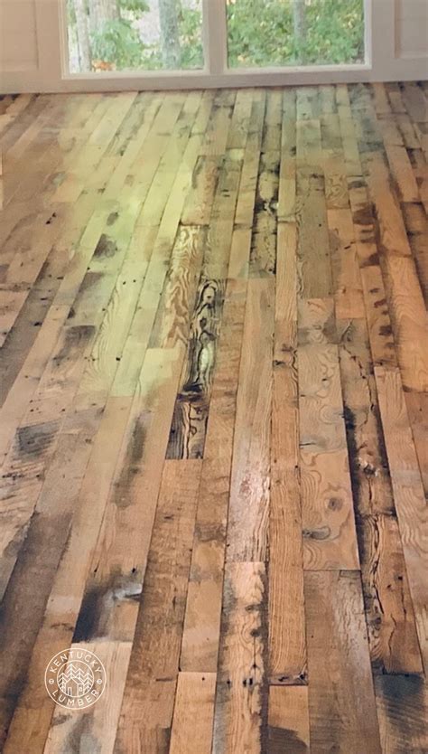 We Sell Our Reclaimed Barn Wood Flooring In Mixed Widths In Random