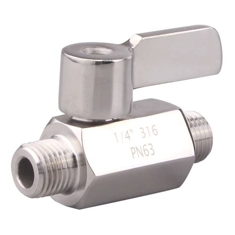 Buy Dernord Stainless Ball Valve 14 Inch Npt Thread Male Small Mini