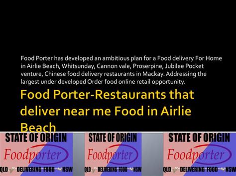Check spelling or type a new query. PPT - Restaurants that deliver near me Food in Airlie ...