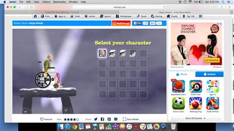 Happy Wheels try out (Miniclip) - YouTube
