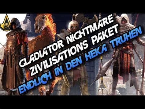 Ac Origins Endlich Gratis Heka Truhen Update Gladiator Paket Etc
