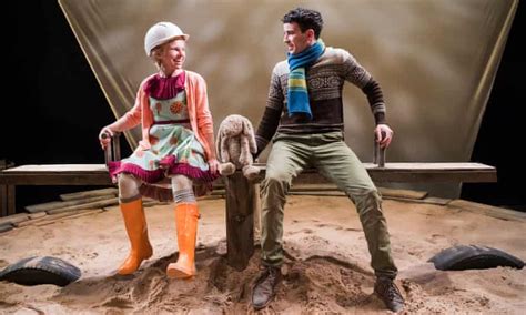 seesaw review the highs and lows of friendship in a giant sandpit theatre the guardian