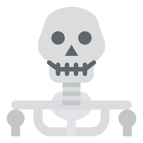 Skeleton Iconixar Flat Icon