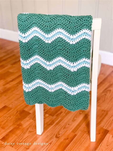 Gentle Ripple Crochet Pattern Daisy Cottage Designs