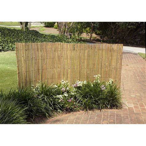 Gardenpath 12 In Outside Peel Bamboo Fence 4 Ft H X 8 Ft L