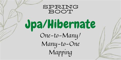 JPA Hibernate One To Many Mapping Example With Spring Boot Sajan K C