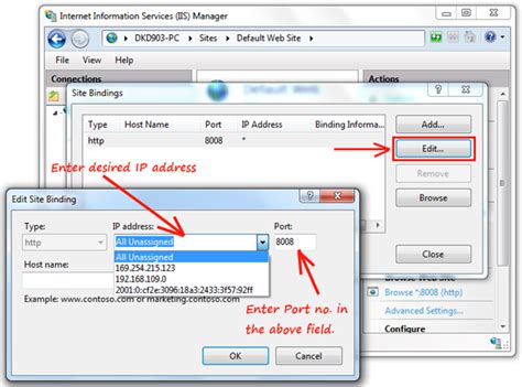 I want to find the ip and port of the server from client before to connect to the server. How to change the default port and IP address for a ...
