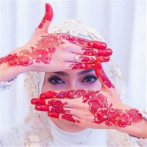 Foto Henna Warna Merah Balehenna
