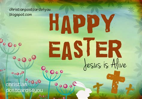 Happy Easter Christian Card Christian Cards For You