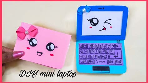 Laptop Papercraft How To Make Notebook Easy Printable Papercrafts
