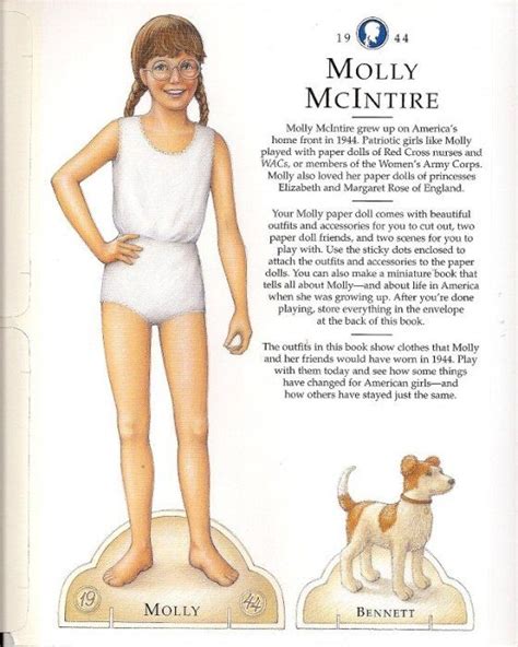 pin by loura marks on paper dolls with images paper dolls american girl molly dolls