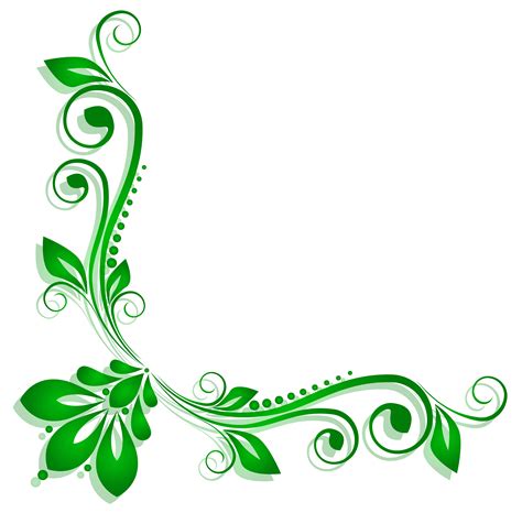 Green Floral Deco Png Clipart Gallery Yopriceville High Quality
