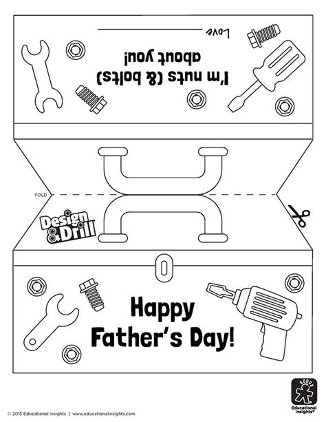foldable printable fathers day cards