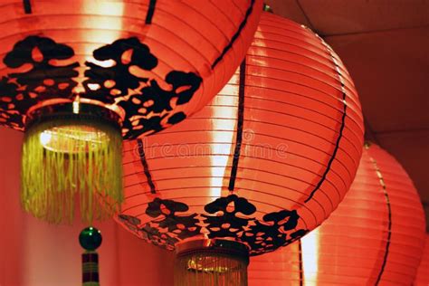 китайские фонарики стоковое фото изображение насчитывающей красно