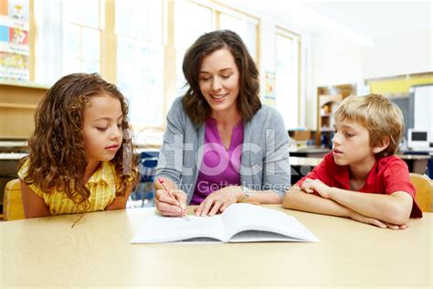 Patient And Caring Teacher Stock Photo Royalty Free Freeimages