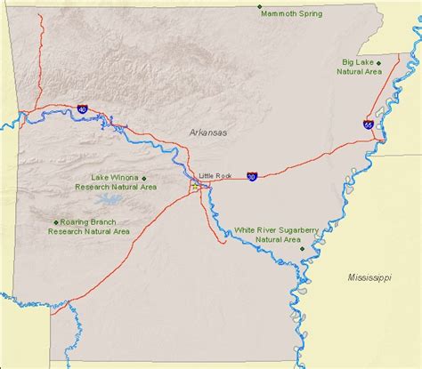 34 White River Arkansas Map Maps Database Source