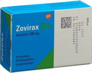 Zovirax Filmtabletten mg Stück in der Adler Apotheke