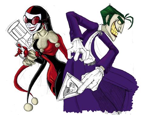 The Joker And Harley Quinn By Darkmodifier On Deviantart