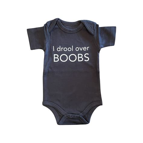 I Drool Over Boobs Onesie Local Trade Roots