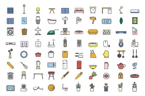 Household Icons Free Vector Art - (1,407 Free Downloads)