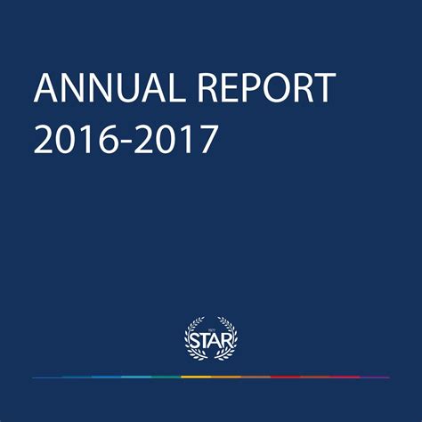 Annual Report 2016 2017 By Star Study Association Rotterdam School Of