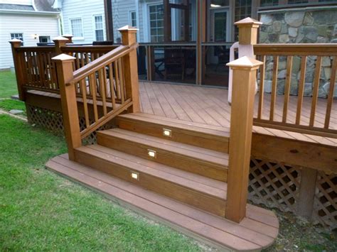Occasionally, a porch skirting doesn't have a framework and simply consists of a lattice screen attached directly to cleats nailed to the understructure framing. Wooden Porch Steps Plans | Joy Studio Design Gallery ...
