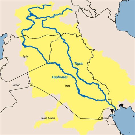 26 Tigris River On Map Online Map Around The World