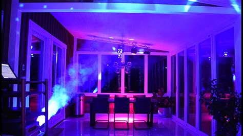 Home Disco Lights Party Room Dmx Programming Youtube