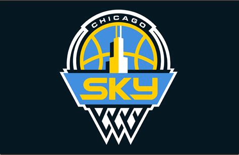 Chicago Sky Logo Primary Dark Logo Women S National Basketball Association Wnba Chris