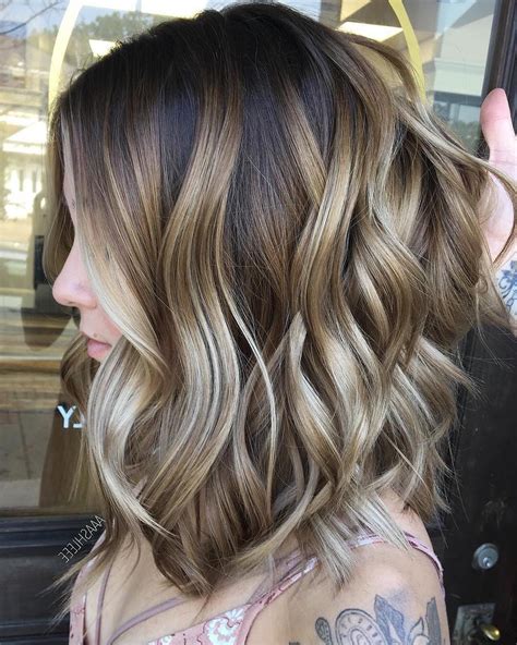 Balayage Ombre Hair Styles For Shoulder Length Hair Women Haircut