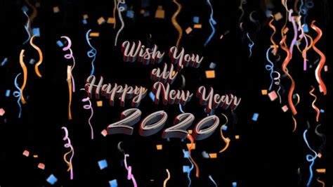 Wish You All Happy And Prosperous New Year 2020 Youtube