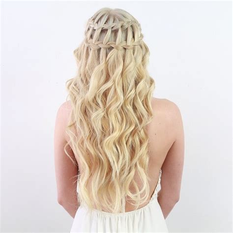 A waterfall braid looks great on any hair type. 20 Flowing Waterfall Braid Styles