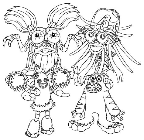Coloring Pages My Singing Monsters 54 Coloring Pages