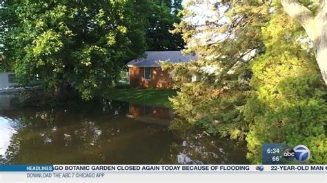 Des Plaines River Still Rising Rauner To Tour Lake County Flood Damage