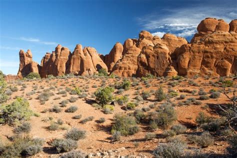 Mojave Desert Rock Formations — Stock Photo © Nstanev 5594565