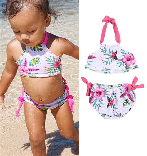 Draw the bath water (not too hot!) and place the baby bath seat in the tub. Toddler Girls Kids Swimsuit Bathing Suit Bikini Set ...