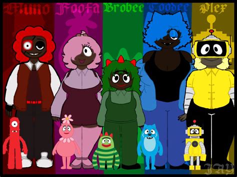 Yo Gabba Gabba Redesigns By Jaybaeartz On Deviantart