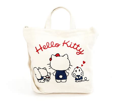 Hello Kitty Canvas Tote Bag Cuddly Bags Tote Bag Hello Kitty Items