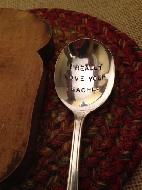 Hand Stamped Vintage Silver Spoon Silver Spoon Hand Stamped Etsy