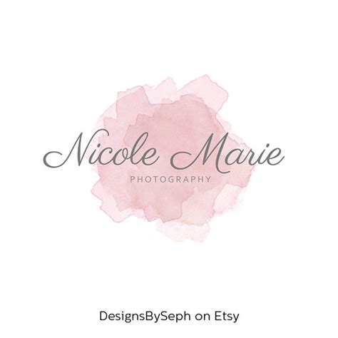 Pre Made Logo Design With Photography Watermark Logo Template For