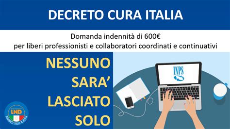 Decreto Cura Italia indennità per liberi professionisti e