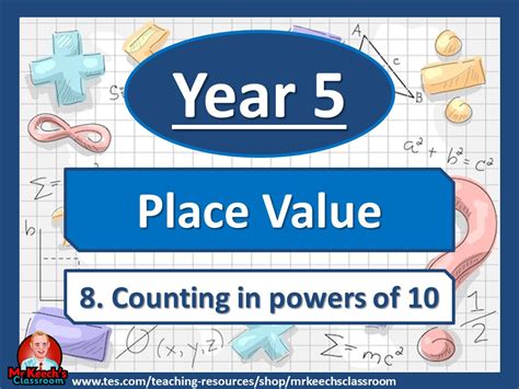 Year 5 Place Value Counting In Powers Of 10 White Rose Maths