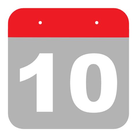 10th Calendar Day Month Icon Free Of Calendar Icons