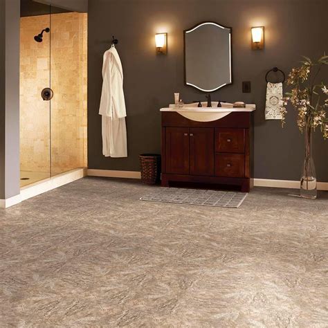 Armstrong Fawn Travertine Silver 12 In X 12 In Residential Peel And