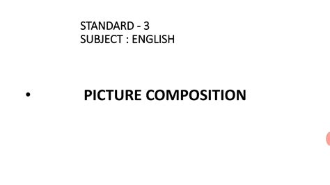 Read and download free pdf of cbse class 3 english picture composition assignment. Class :3, Picture composition - YouTube