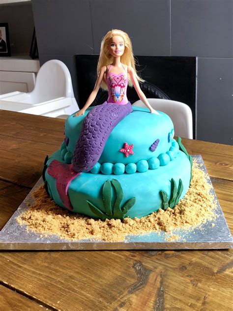 Easy Mermaid Birthday Cake Aria Art