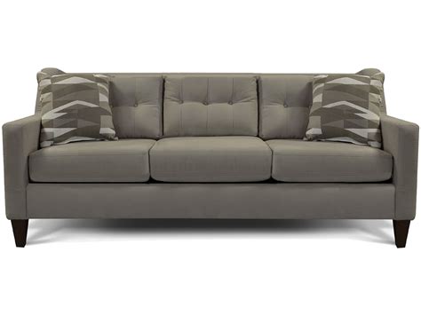 Gray Tufted Sofa England Furniture Whats Inside
