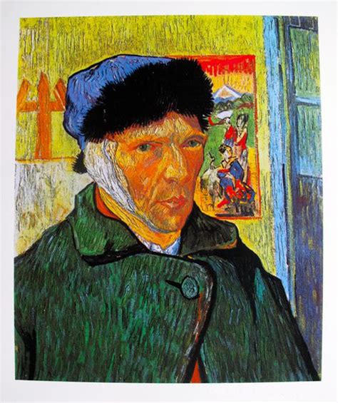 Sold Price Vincent Van Gogh Self Portrait With Bandaged