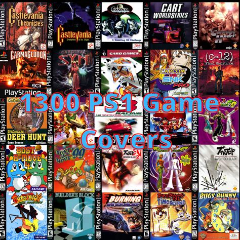 1300 Vintage Ps1 Game Covers Digital Clipart Cd Covers Classic Ps1